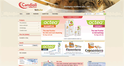 Desktop Screenshot of candioli-vet.it